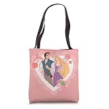 Disney Princess Rapunzel & Flynn Rider Valentine’s Day Heart Tote Bag