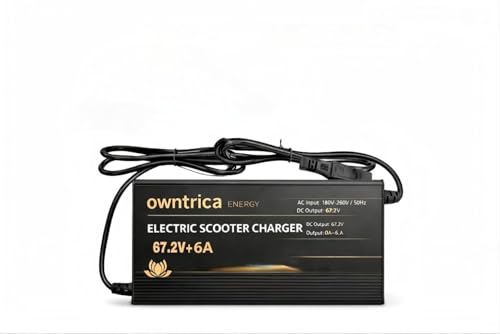 Image of 60V 6AMP Lithium Battery Fast Charger for E-Bikes, |15 Months Warranty| Cut-Off Voltage 67.2V. with Ultra Fast Charging Technology, Over Load and Over Heat Protection.