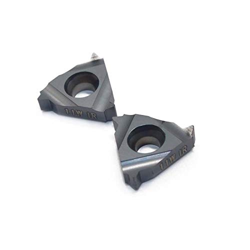 Tool Part for 16IR 11W 10PCS Threading Blade CNC Insert Lathe Cutter Tool 16IR 11W LDA CNC for Steel, Stainless Steel, Forged Iron