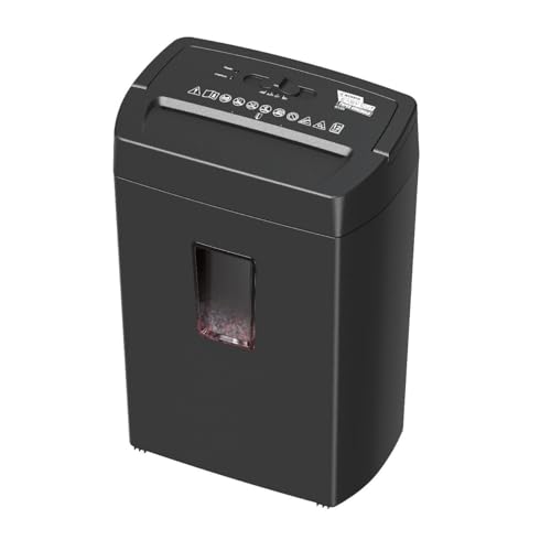 Image of Kores Easy Cut 833N Cross Cut Paper Shredder for Office & Home Use | 12 Sheets High Capacity Shredding | 21 Litre Bin | P4 Security | Overheat & Overload Protection | Credit Card Shredding