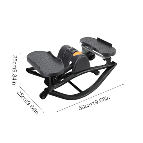 Rock Stepper Machine - Lateral Stepper Machine | Side To Side Steppers | Portable Silent Exercise Equipment For Legs And Glutes, Compact Fitness For Home Gym, Office, And Apartment Use - Afbeelding 5