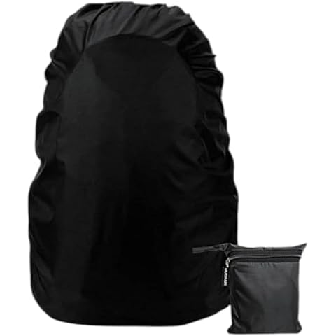 Waterproof Rain Cover for Backpack, Foldable, Lightweight | Elastic Fit, Reusable, Includes Storage Pouch, Dust Protection, Travel & Trekking Use-picture-35