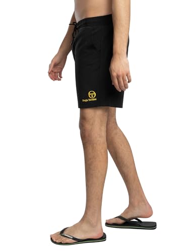 Sergio Tacchini Men's Cordosa Swim Shorts, Black2