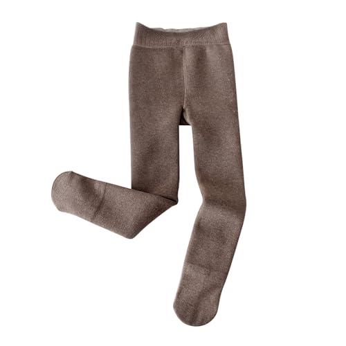 Fleece Lined Tights for Girls Winter Tights Toddler Ballet Tights Thick Warm Leggings Basic Full Length Pants