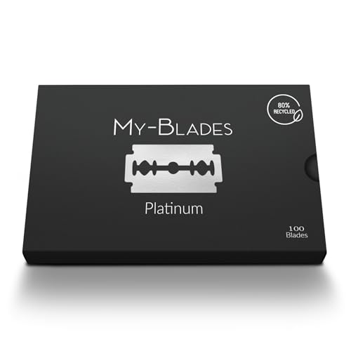 My-Blades Platinum Double Edge Razor Blades 100 Count