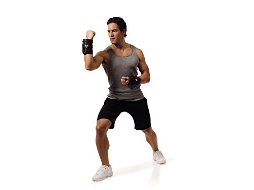 Adjustable Ankle/Wrist Weights - 10 lbs. Total (5 lbs. each) With Adjustable Metal D-ring And Soft Padding For Comfort