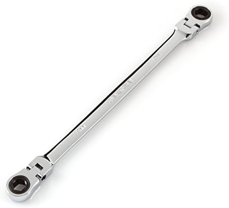TEKTON 8 x 10 mm Long Flex Ratcheting Box End Wrench | WRN77103