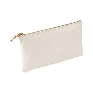 Trousse Plate Flying Spirit en Cuir d'Agneau Blanc (Occasion Comme Neuf)