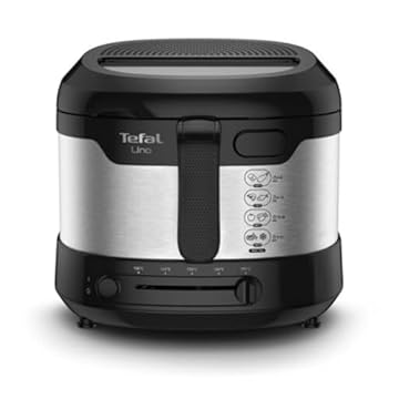Tefal Uno FF215D Fritteuse Eins/Eine(r) Schwarz - Edelstahl Eigenst?ndig 1600 W (FF215D)