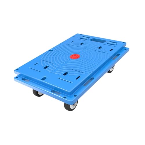 Carretilla de mano resistente y pequeña con plataforma plana portátil 3