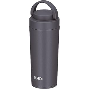 【食洗機対応モデル】 サーモス 水筒 真空断熱ケータイタンブラー キャリーハンドル付き 420ml メタリック..." 