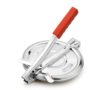 Stainless Steel Roti Maker with Blue Handle | Heavy Duty Construction, Precise Pressing Gap-image-7