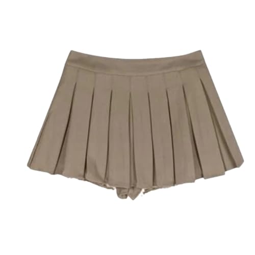Women Two-Piece College Short with High Waist Slimming Pleated Skirt Reducing Single Suit