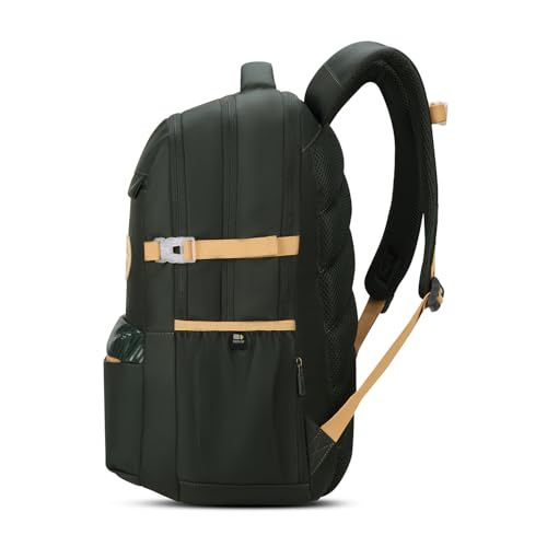 Image of Skybags Ontrak 17 Inch Compatible Laptop Backpack 30L | 3 Compartments with Quick-Access Front Pocket & Rain Cover | Air-Mesh Back Panel & Side Pocket | Office & Travel Backpack for Men & Women