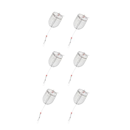 ZHYOHEN 6PCS Metal Bait Trap Cages