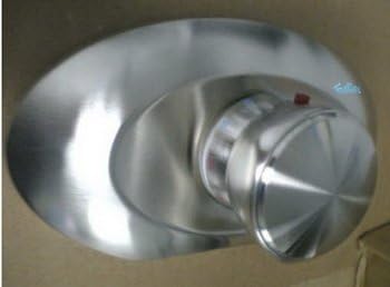 25077BN1 Nickel Brass Thermostatic Valve Trim 1/2" Sweat Inlet, 2 Ports, Faucet Trim