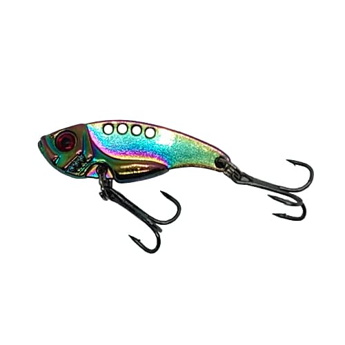 ルアー バイブレーションルアー メタルバイブ 3g ブルー 海釣り 青物 根魚 アジング シーバス チニング 渓流 トラウト 1枚目