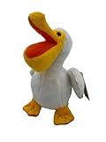 Cornelißen Pélican en Peluche Ne convient Pas aux Enfants de moins de 36 mois., 16 cm de Hauteur, Blanco, Cadeau para niños