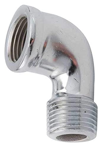 90 Degrees, 1 in Pipe Size,Chrome Plated Brass Street Elbow 1 EA, FNPT x MNPT,2040-81116-16