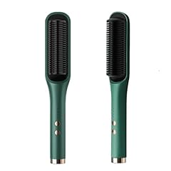 Flintronic Spazzola Lisciante per Capelli, 2 In 1 Piastra Capelli, Ionic Hair Straightener Comb, Pettine Riscaldante per Capelli, 130-220°C, 4 Impostazioni di Temperatura, Riscaldamento Rapido