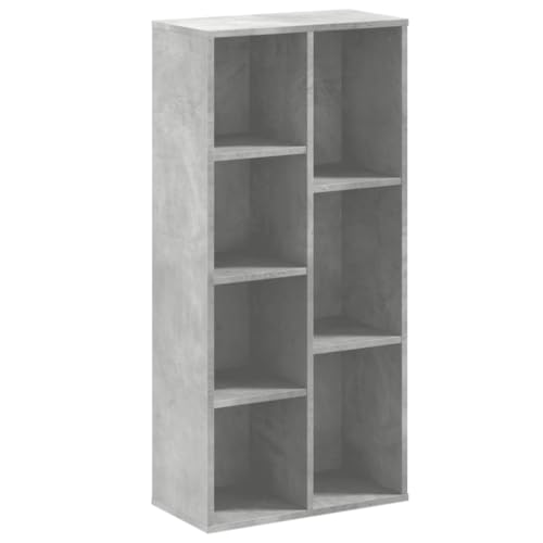 Estantería que ahorra espacio con 7 compartimentos de madera para dormitorios pequeños 2
