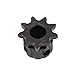 Carbon Steel Motor spur Gear 1pcs 04C Chain Gear Steel 9 Teeth Industrial Sprocket Wheel with Top Wire Bore 5mm 6mm 8mm(6mm)