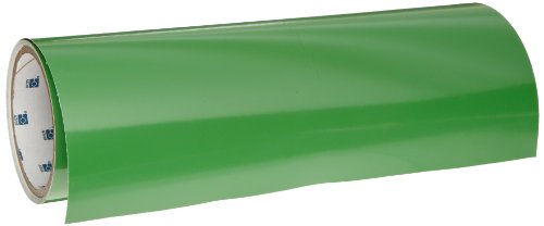 Image of Brady 121120 Nonabrasive Shadow Board Tool Floor Marking Tape, 12' Length, 12 inch Width, Green (Pack of 1 Roll)