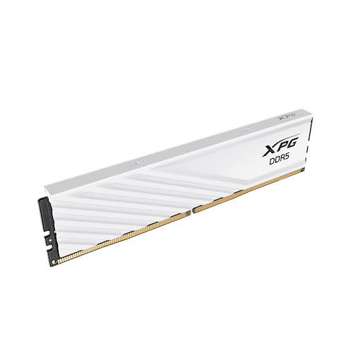 Image of XPG Lancer Blade DDR5 6000MHz CL30 32GB (2x16GB) PC5-48000 RAM 288-Pins UDIMM Desktop Memory Kit White Heatsink(AX5U6000C3016G-DTLABWH)