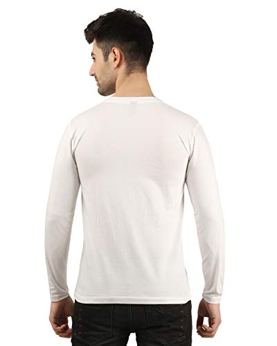 Image of Apna Time Aayega Printed Regular Fit Full Sleeves T-Shirts for Men