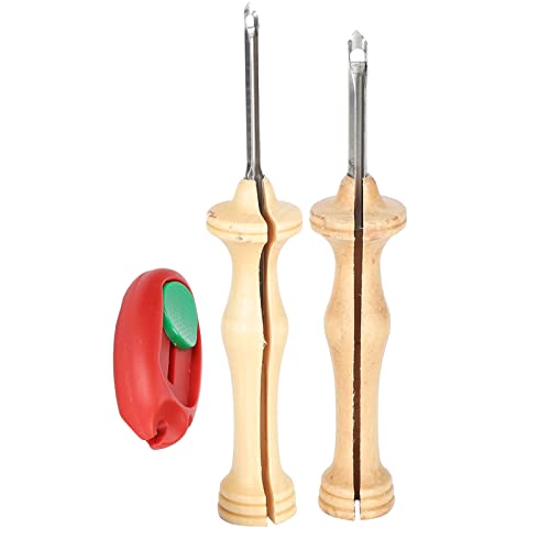Xolsurg Needle Felting Punch Set Embroidery DIY Craft Needlework Applique Wooden Handle for Handicraft Lovers