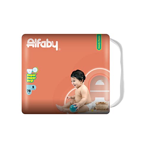 Image of Alfaby Baby Diapers Pants | S Size (4-8 kg), 78 Count | Super Dry Comfy Pant Style Disposable Diapers for Babies | Leak Proof, Soft & Rash Free | Uninterrupted Baby Sleep | Upto 12 Hours Absorption