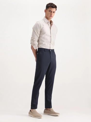 Image of Rare Rabbit Regular fit Checked Trouser