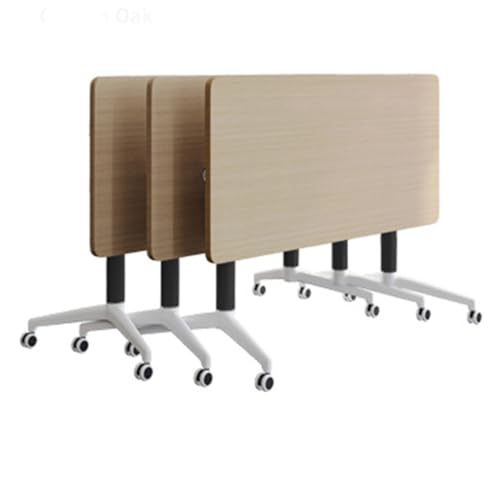 CGHAZLJ Moderne Mobiele Opvouwbare Conferentietafel met Wielen voor Kantoorvergadering 140 * 40 * 75cm