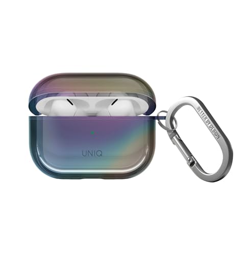 Coque AirPods Pro 2 UNIQ IRIDESCIA protection antichoc cordon quartz