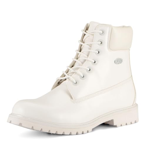 Lugz Mens Convoy Classic 6-inch Chukka Boot White 9.5 M