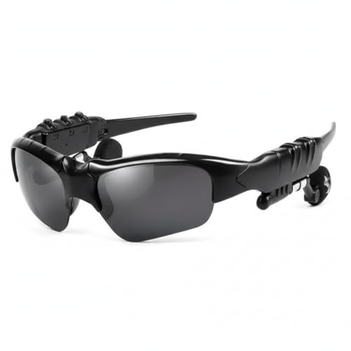 Gafas de Sol Bluetooth Inteligentes Polarizadas UV400 – Auriculares de Oído Abierto para Ciclismo, Running, Conducción y Moto, Manos Libres con Sonido Estéreo y GPS, Control Táctil, iOS/Android.