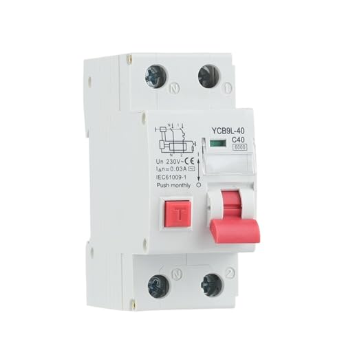 Disjoncteur différentiel pour stopper les fuites électriques et surcharges 16A