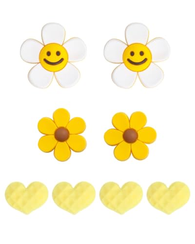 WINXMIN 8 Piezas Adornos para Zapatos, pins para crocs, Adornos para Zapatos de sandalias de zueco para Niñas Mujeres Niños, decoración de zapatos para Regalos de Niños Fiesta Cumpleaños(B)