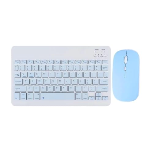 PSR Aksesuar Kablosuz Bluetooth Klavye ve Mouse Seti – Tüm Cihazlarla Uyumlu (Mavi)