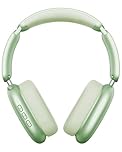 Wentronic Y02 Active Noise Cancelling Headphones, Wireless Over-Ear Bluetooth 5.4 Headphones, Multiple Modes, 60H Playtime, Hi-Res Audio, Big Bass, Foldable Lightweight for Travel Home Office, Green