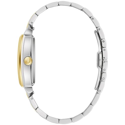 Bulova Sutton Automatic Men's Watch 98A308 - Silver Dial & Two-Tone Design