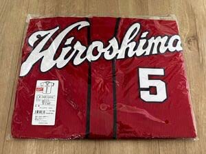 DESCENTE - カープユニフォームハイクオリティービジター長野久義選手背番号5！Oサイズ！ DESCENTE - カープ長野久義選手ユニフォームハイクオリティー