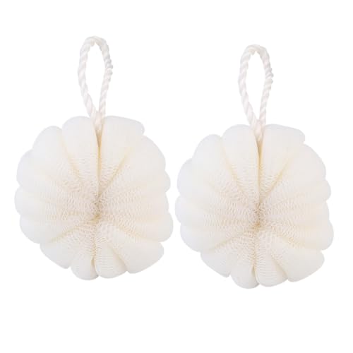 DEARMAMY 2 Piezas Bola De Baño De Pétalos Esponjas De Ducha Bolas De Burbujas Para Ducha Generador De Burbujas Para Baño