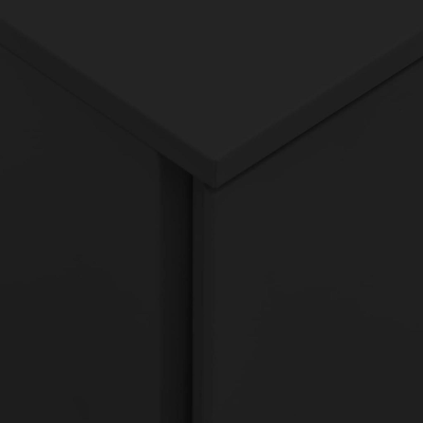 Armadietto per documenti con ruote, 39 x 45 x 67 cm, nero, acciaio, 2 cassetti chiudibili con 3 cuscinetti a sfera, compatibile con A4/Legal/Letter, per ufficio e home office