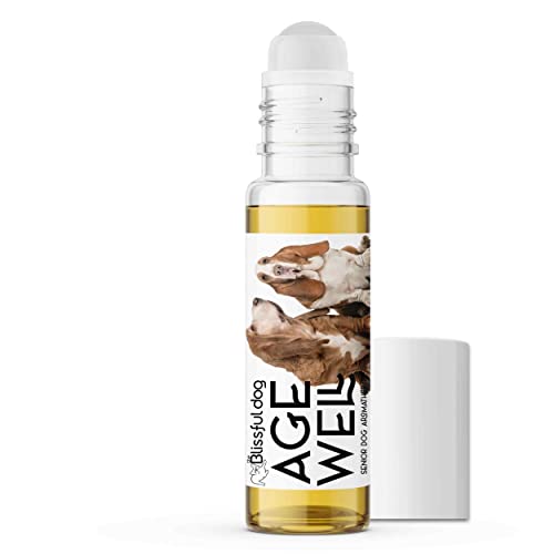 Image of The Blissful Dog Basset Hound Age Well Dog Aromatherapy Roll-On Bottle for Your Dog's Peaceful Ageing