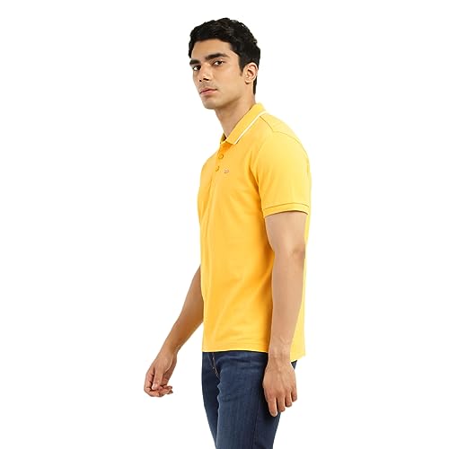 Image of Levi's Men's Regular Fit Solid Polo T-Shirt