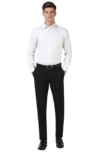 Image of Peter England Men White Regular Fit Formal Shirt