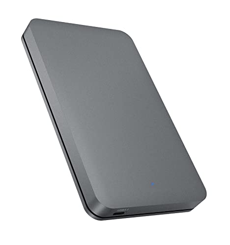 ICY BOX Caja Externa USB-C para Disco Duro/SSD SATA de 2,5 Pulgadas, USB3.1 (Gen 2, 10 Gbit/s), Aluminio, protección de Silicona, Gris, 60894 Cover