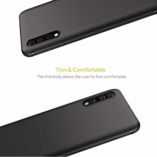 Image of Mobile Back Cover Case for Samsung Galaxy A70s (Silicone Case|CameraProtection|Black SC1510)