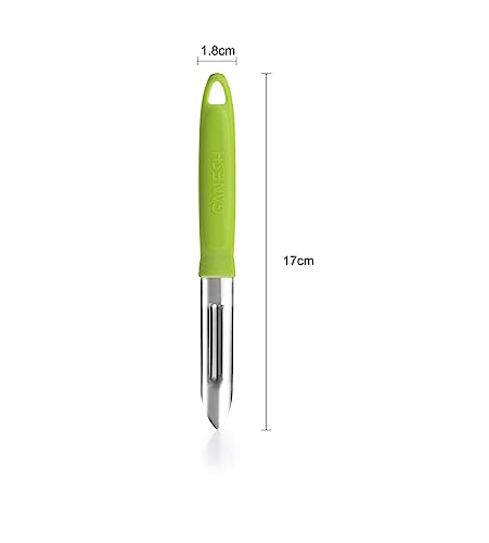 Image of Ganesh Classic Stainless Steel Peeler Kitchen Tool for Home & Professional Use